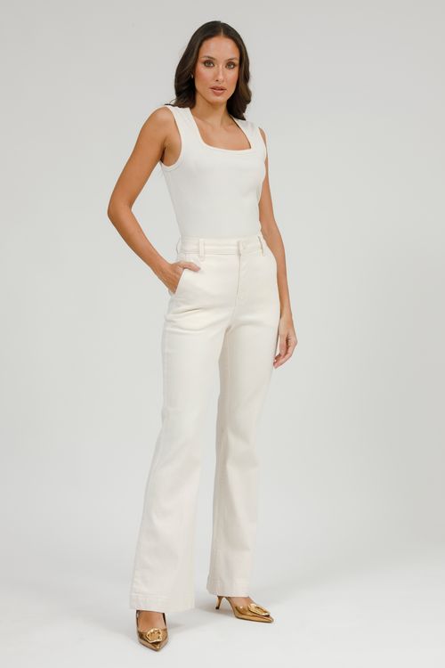 Calça Feminina Sarja Sofia Flare