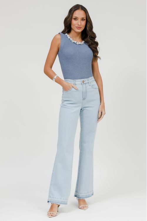 Calça Feminina Jeans Sofia Flare