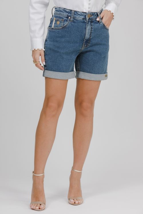 Bermuda Feminina Jeans Luciana