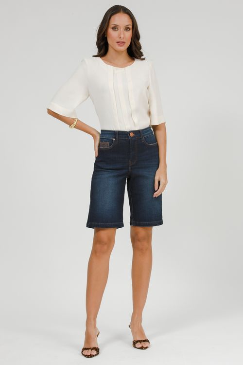 Bermuda Feminina Jeans Julieta