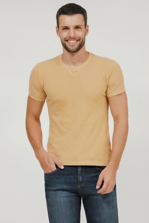 Camiseta Masculina Malha Piquet Metal