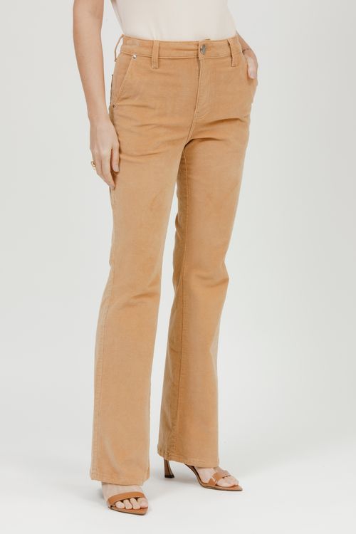 Calça Feminina Veludo Sofia Bootcut