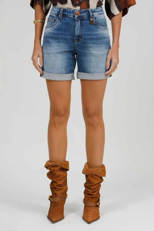 Bermuda Feminina Jeans Luciana