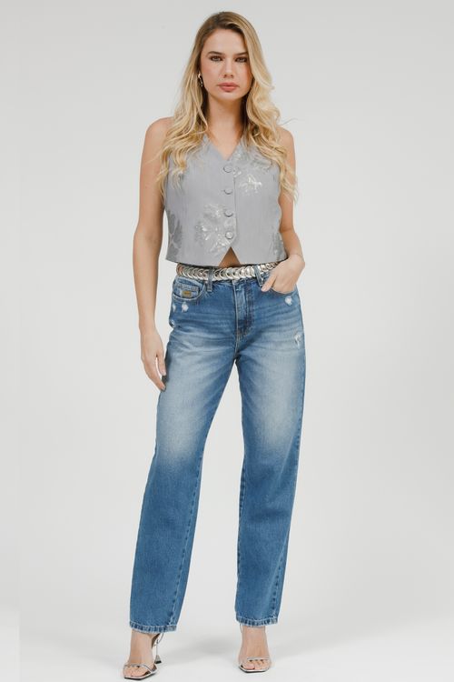 Calça Feminina Jeans Lorena Mom