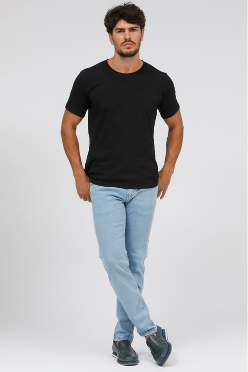 Camiseta Masculina Básica Gola Careca