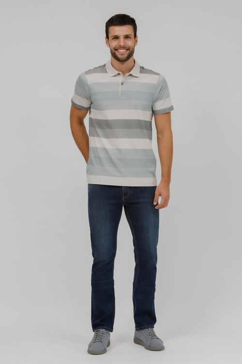 Camiseta Masculina Gola Polo Espatulado