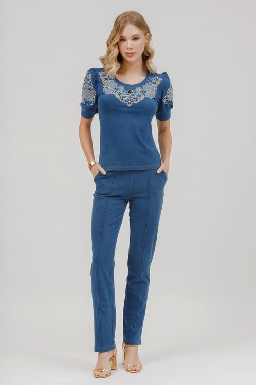Set Jeans Bordado