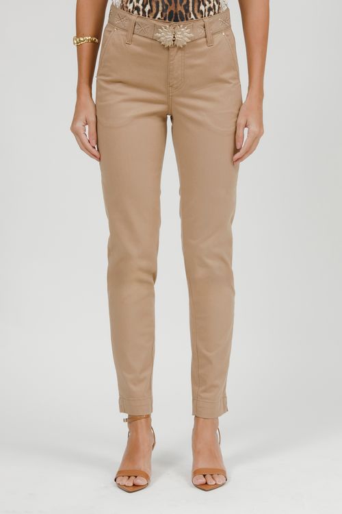 Calça Feminina Sarja Sofia Skinny