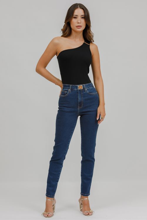 Regata Malha Nula Manga Com Metal