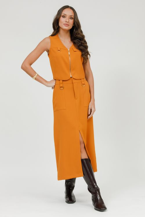 Regata Cavada Com Zíper