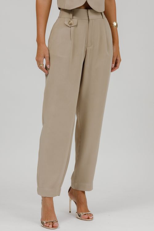 Calça Feminina Alfaiataria Carrot