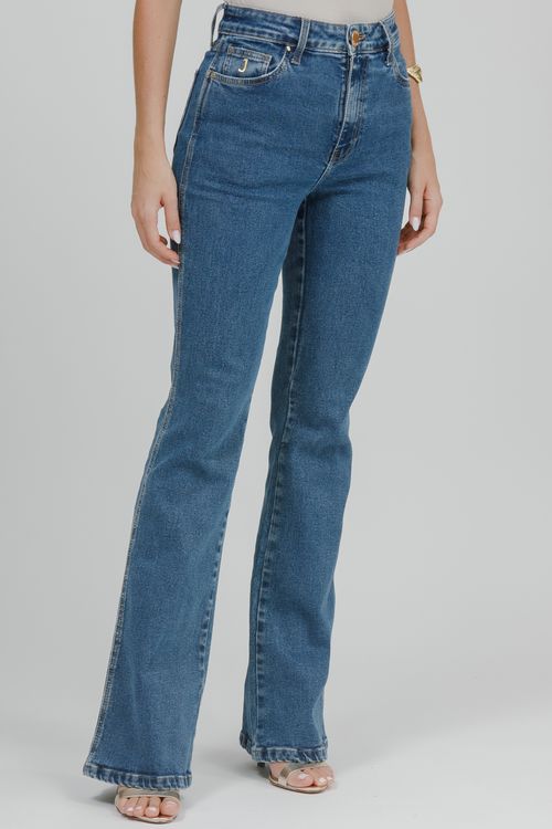 Calça Feminina Jeans Luciana Flare