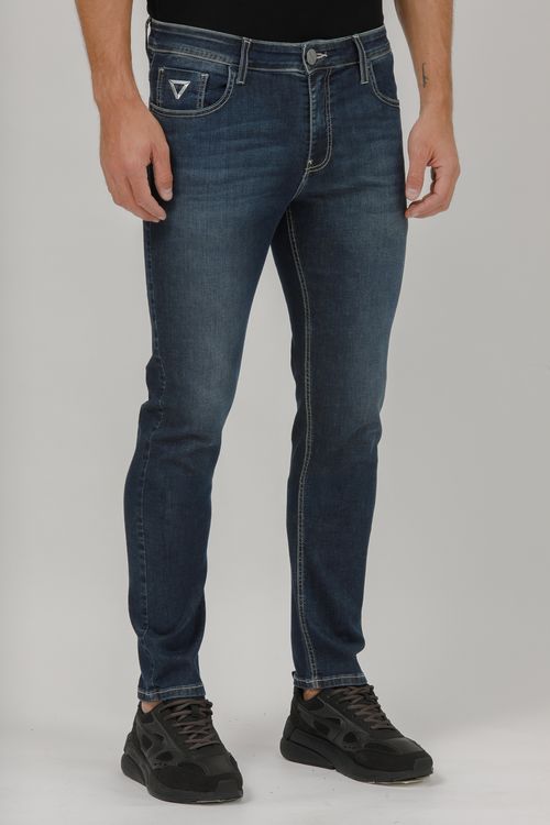 Calça Masculina Jeans Anatômica Reta