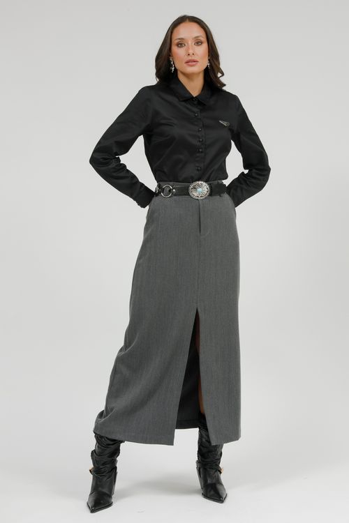 Camisa Feminina Tricoline Acetinada