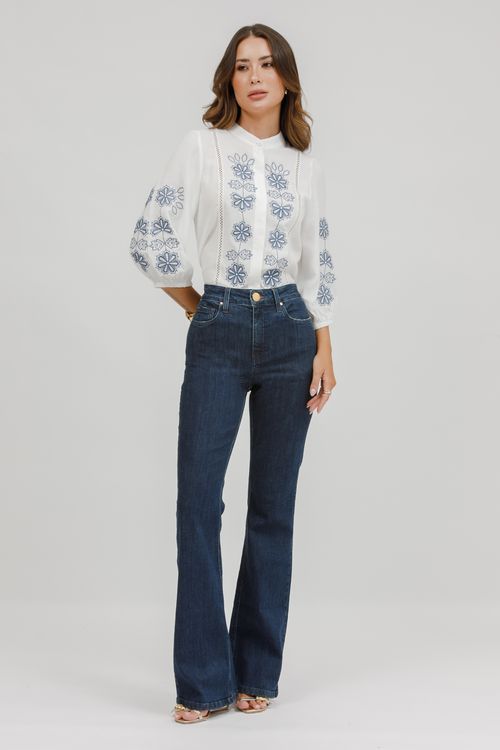 Calça Feminina Jeans Sofia Flare