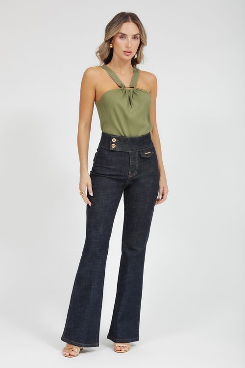 Calça Feminina Jeans Luciana Bootcut