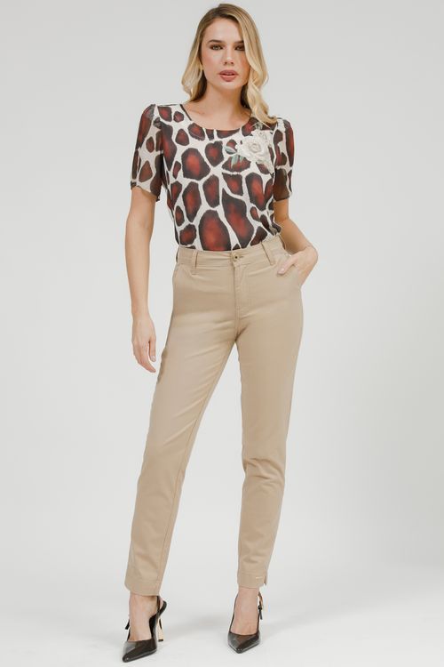 Calça Feminina Sarja Luciana Skinny