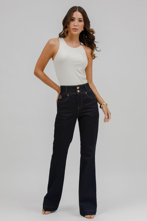 Calça Feminina Jeans Luciana Bootcut