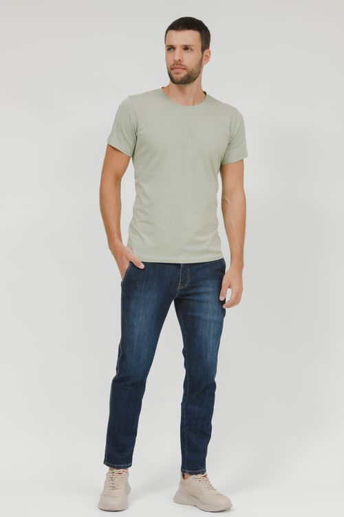Calça Masculina Jeans Anatômica Reta