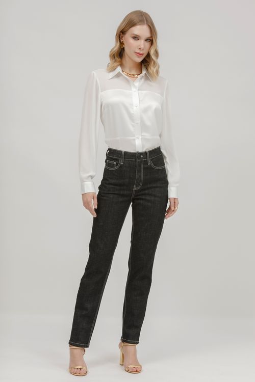 Calça Feminina Jeans Básica Sofia