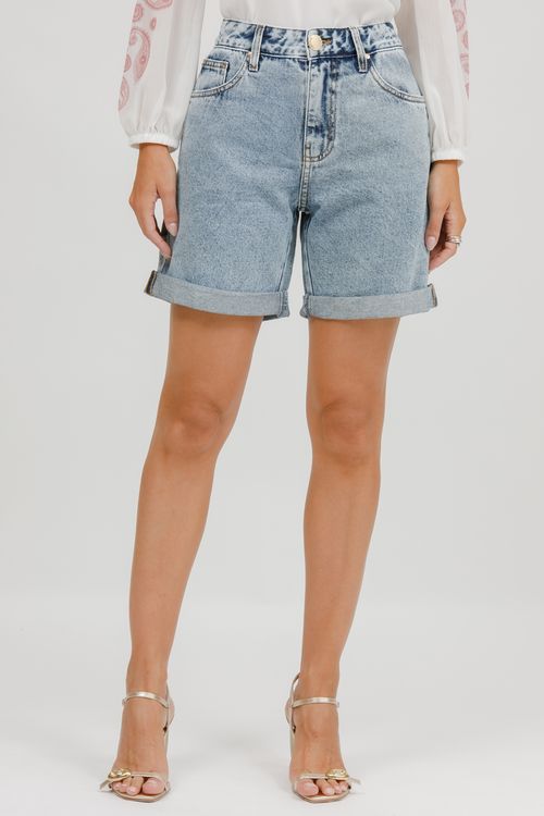 Bermuda Feminina Jeans Luciana
