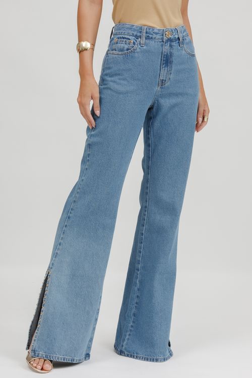 Calça Feminina Jeans Jana Flare