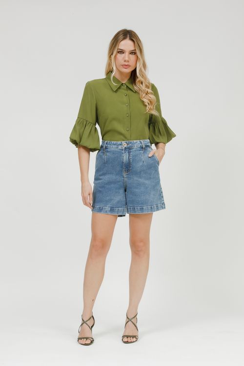 Bermuda Feminina Jeans Bela