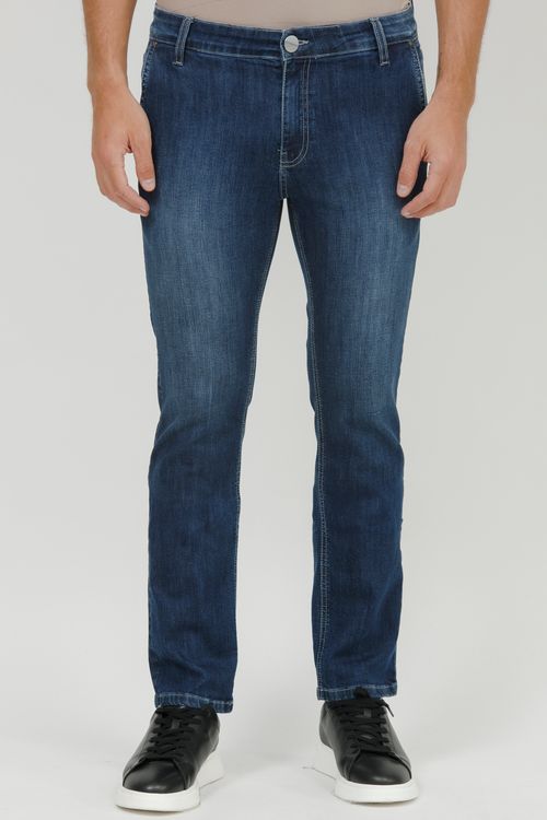 Calça Masculina Jeans Anatômica Reta