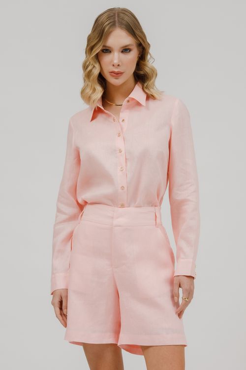 Camisa Feminina Puro Linho