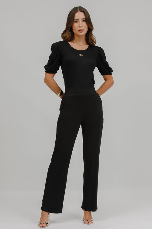 Aerolook Calça E Blusa Malha Tricot