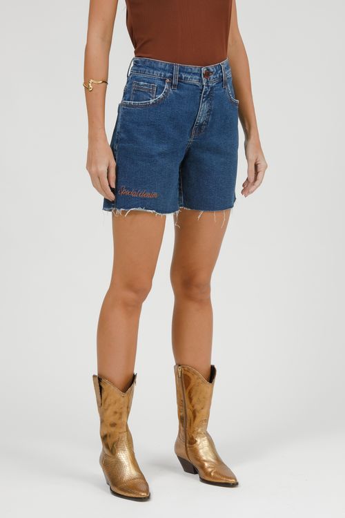 Bermuda Feminina Jeans Luciana