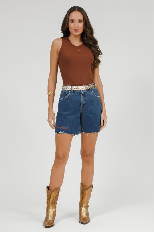 Bermuda Feminina Jeans Luciana