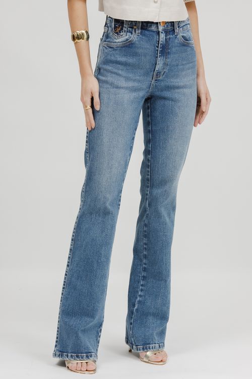 Calça Feminina Jeans Sofia Flare