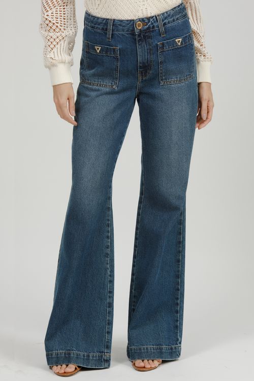 Calça Feminina Jeans Jana Flare