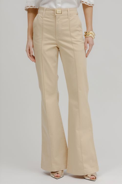 Calça Feminina Sarja Luciana Flare