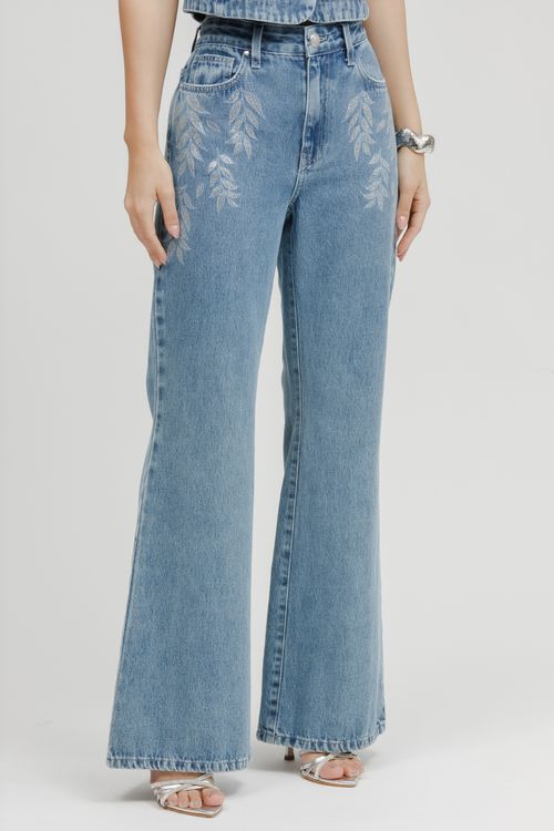 Calça Feminina Jeans Jana Flare