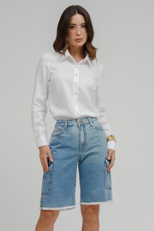 Camisa Feminina Puro Linho