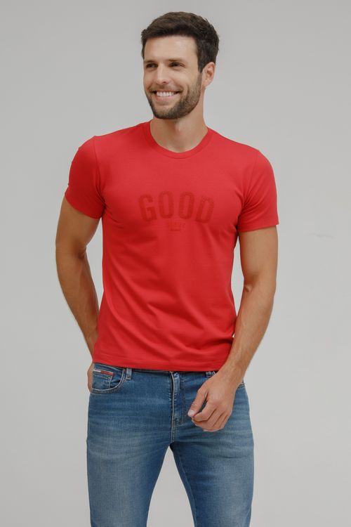 Camiseta Masculina Malha Silk Puff