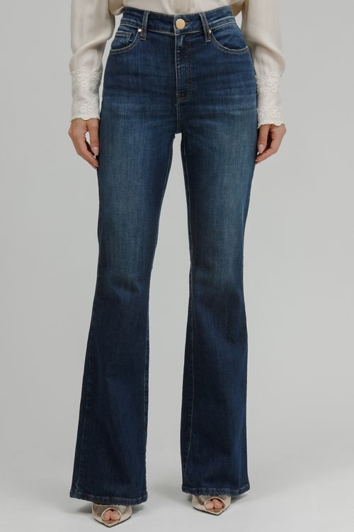 Calça Feminina Jeans Luciana Flare