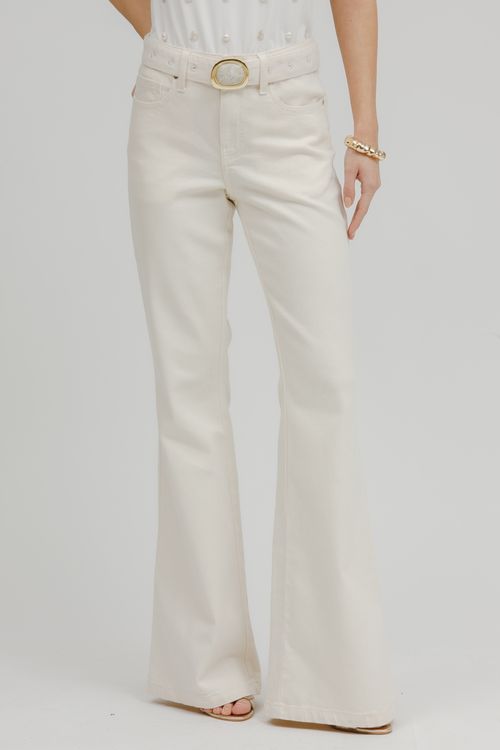 Calça Feminina Sarja Sofia Flare