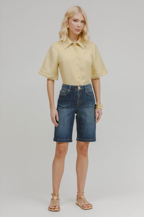 Bermuda Feminina Jeans Julieta