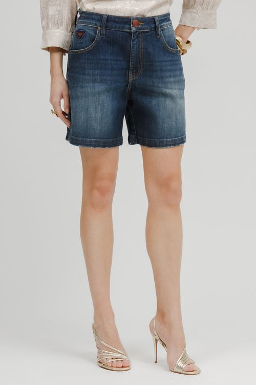 Bermuda Feminina Jeans Luciana Media
