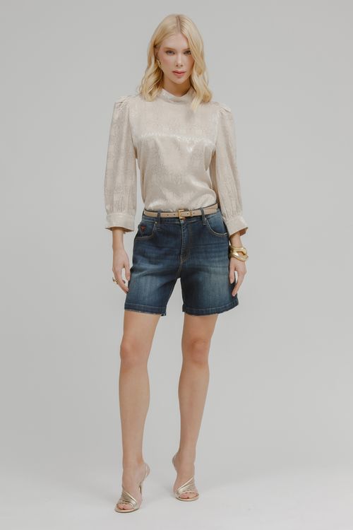 Bermuda Feminina Jeans Luciana Media