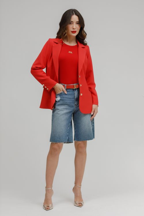 Bermuda Feminina Jeans Jorts