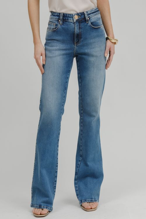 Calça Feminina Jeans Sofia Flare
