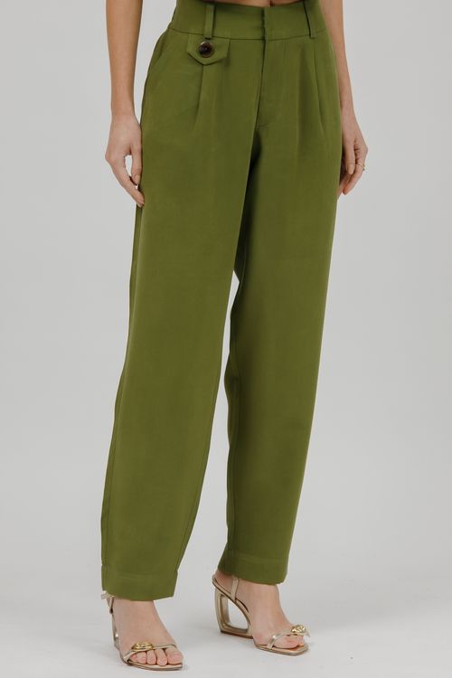 Calça Feminina Alfaiataria Carrot