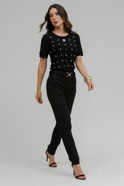 Calça Feminina Sarja Sofia Skinny