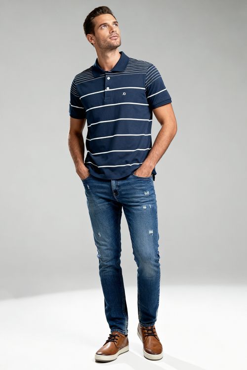 Camiseta Masculina Gola Polo Manga Curta