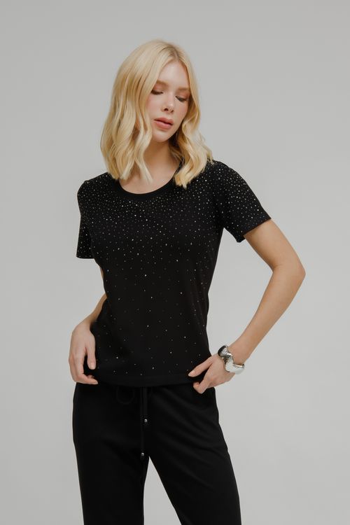 Aerolook Calça E Blusa Com Cristais