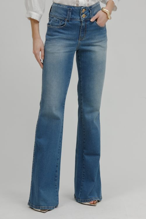 Calça Feminina Jeans Sofia Flare